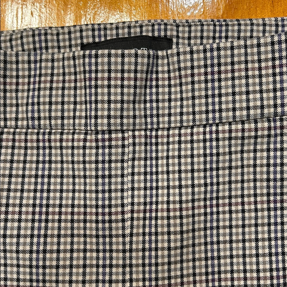 Talbots Women's Chatham Plaid Slim Leg Ankle Pants - Picture 6 of 10